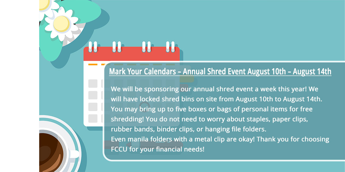 Mark Your Calendars